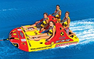 Best 4-person towable inflatable tube for pontoon boats