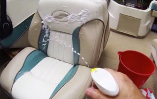 How to clean the seats in your pontoon boat