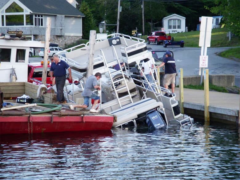 Pontoon Boat Sinking