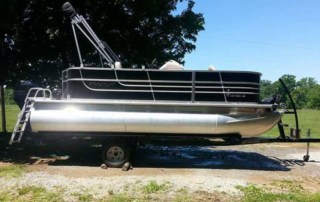18 ft pontoon boat weight with trailer