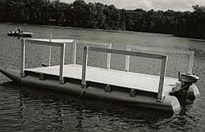 Empress Weeres Pontoon Boat, the first pontoon boat created