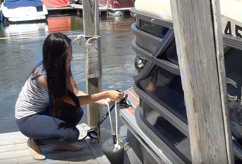 how to attach pontoon bumpers