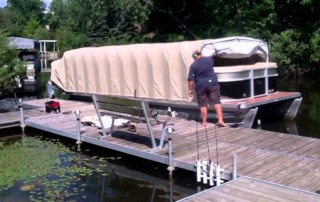 mooring cover for pontoon boat