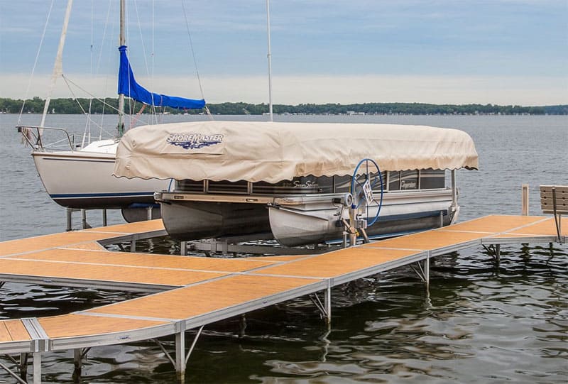 Pontoon Boat Lift Conversion How To Convert How Much It Costs