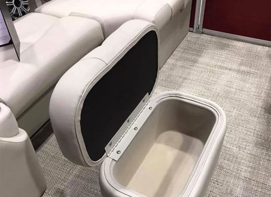 Pontoon Boat Cooler Tables That Keep Your Drinks Close To Hand