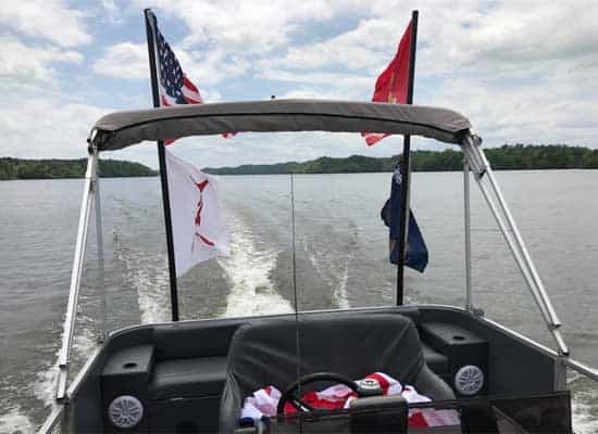 How To Mount A Flag On A Pontoon Boat The Best Method Place