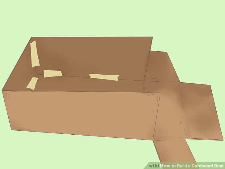 how to build a cardboard boat that floats