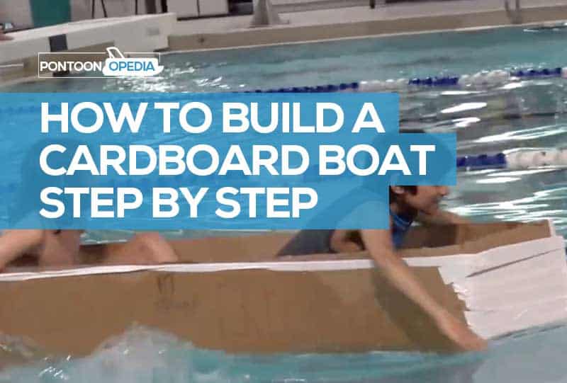 how to build a cardboard boat step by step