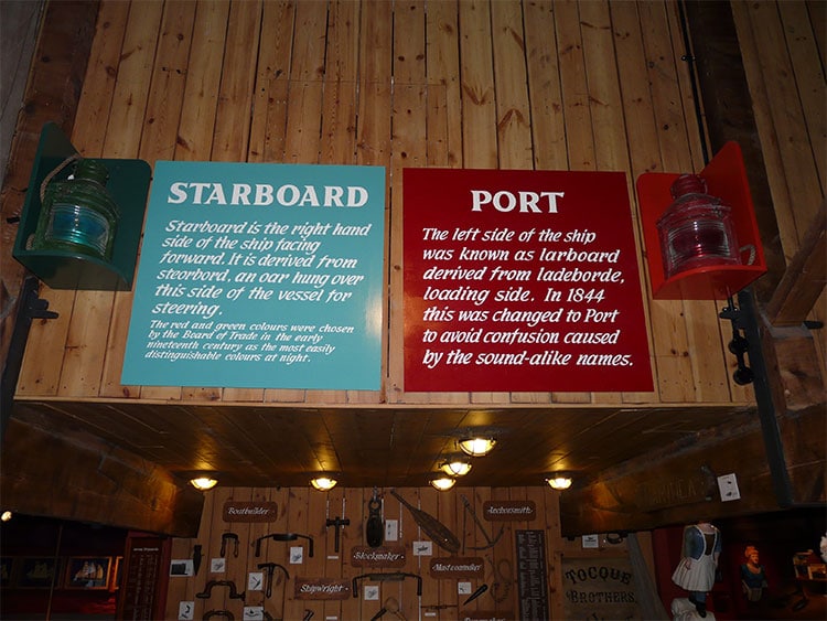 port and starboard colors
