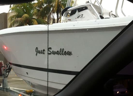 funny redneck boat names