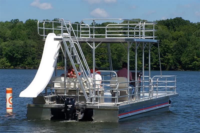 double decker pontoon boat