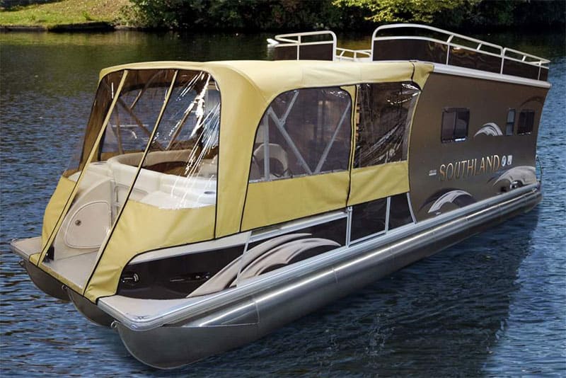 The Best Pontoon Boat with Cabins Hybrids You Can Sleep On!