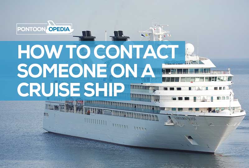 How to Contact Someone on a Cruise Ship in an Emergency