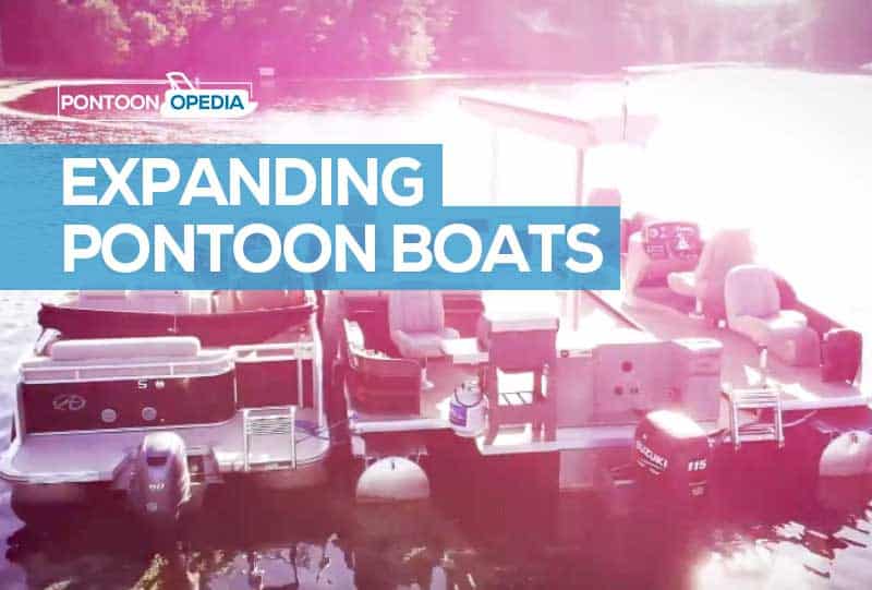 expanding pontoon boat