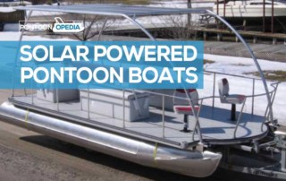 solar powered pontoon boat