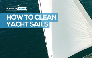 how to clean yacht sails