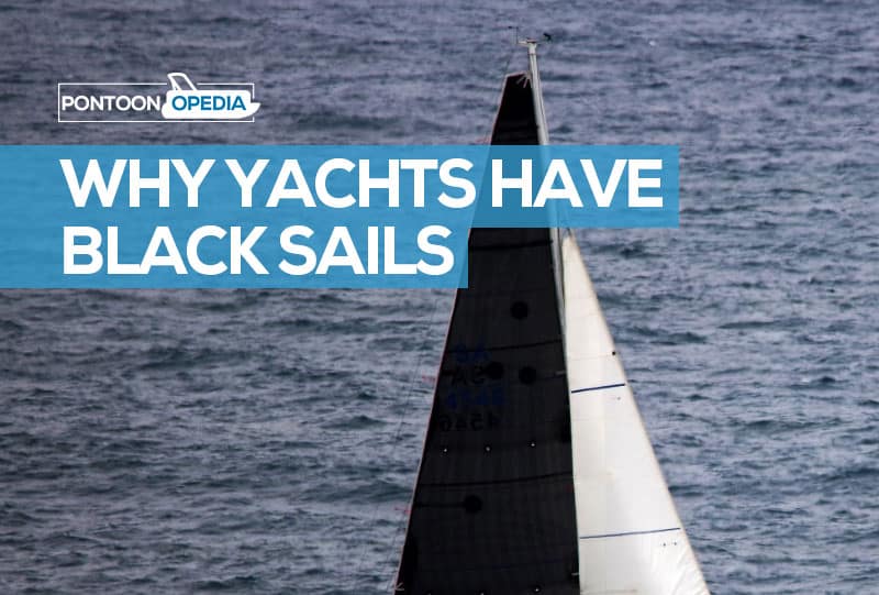 why do yachts have black sails